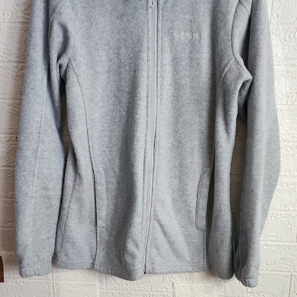 Magellan Outdoors Women's Gray Fleece Jacket - Picture 5 of 7
